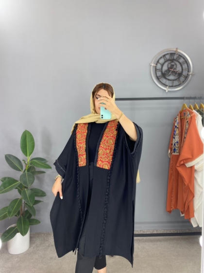 مانتو عبایی هندی ساره کد volga1413