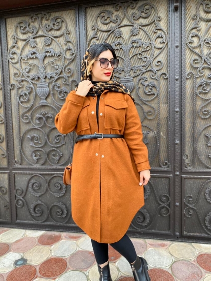 پالتو شومیزی بلند کد 814