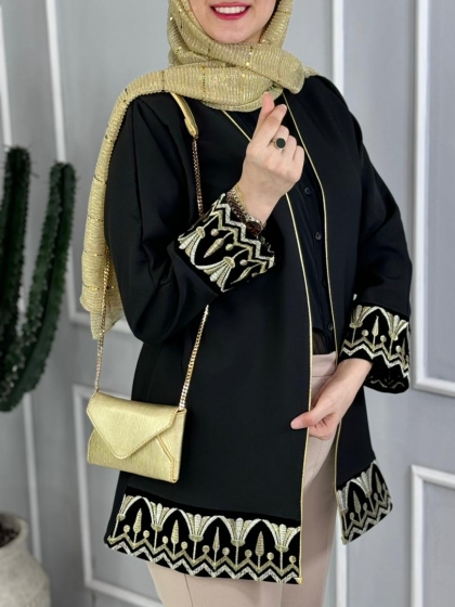 مانتو مزونی آرشیدا کد volga3390