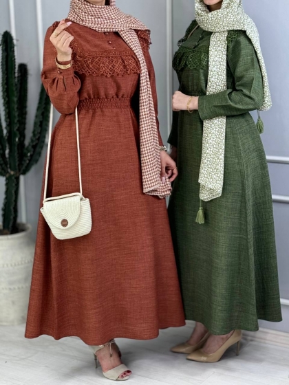 پیراهن کمرکش کلوپاترا کدvolga3926
