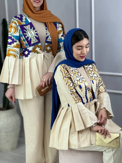 مانتو مزونی ماعوری کدvolga3817