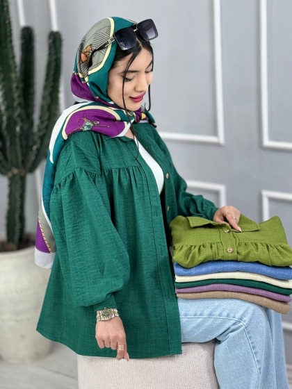 شومیز سینه چین گیتی کد3912