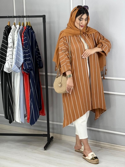 استین پاکتی راه راه سلین کد volga2336