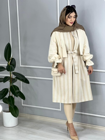 مانتو لینن استین چین طهورا کد volga2482