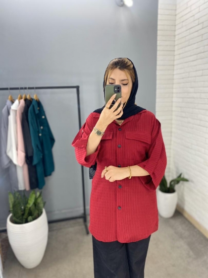 مانتو استین پاکتی کد 359