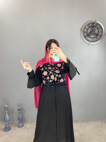 مانتو کرپ حریر اقاقیا کد volga1183