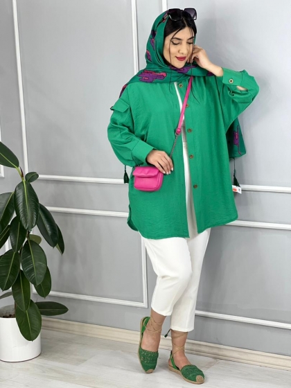 جلو دکمه کیمونو لاله کد volga2267