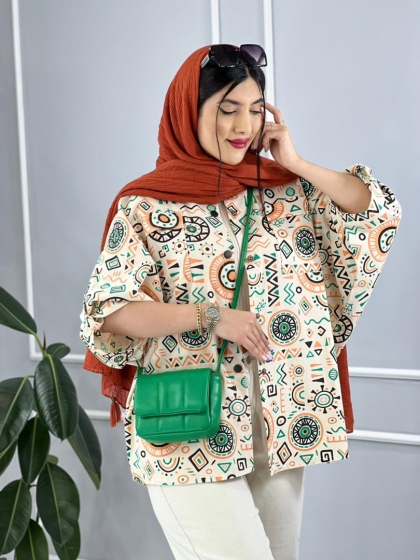 شومیز لنین طرحدار رستا کد volga2244