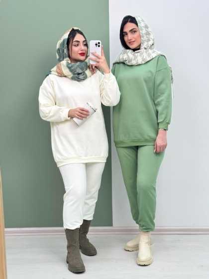 ست دورس و شلوار جاگر دوریس کد5018