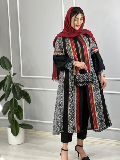 مزونی نوار طلایی درخشان کد volga2167