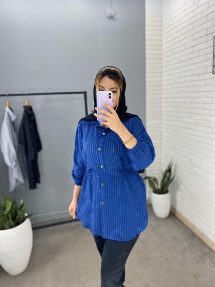 مانتو سزار راه راه کد 415