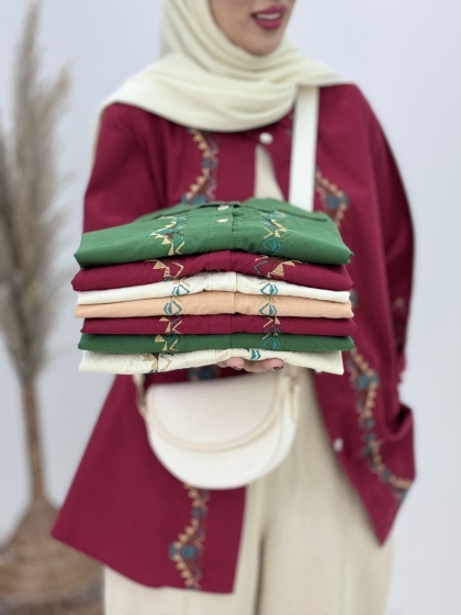 شومیز مانتویی اِلچین کد4216
