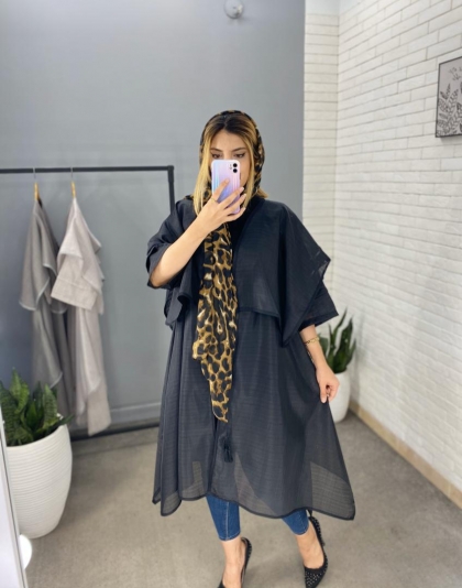 مانتو شنل دار کد 469