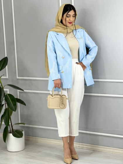 ژاکارد مزونی لاریسا کدvolga2192