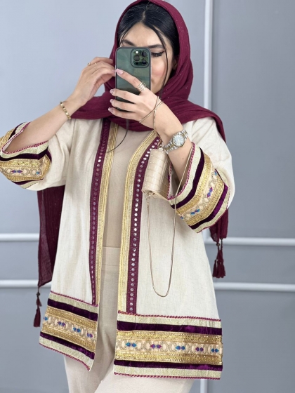 مزونی آینه کاری تبسم کد volga2411