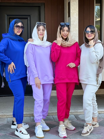 ست هودی وشلوار باربل کد volga2722