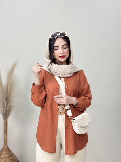 شومیز پشت دکمه دونال کد5770