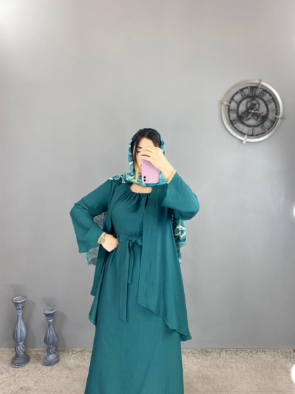 ست پیراهن ساحلی و مانتو کدvolga1138