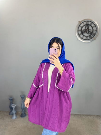 مانتو عروسکی خامه دوزی کد volga902