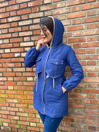 کاپشن جین داخل ببعی کد 58