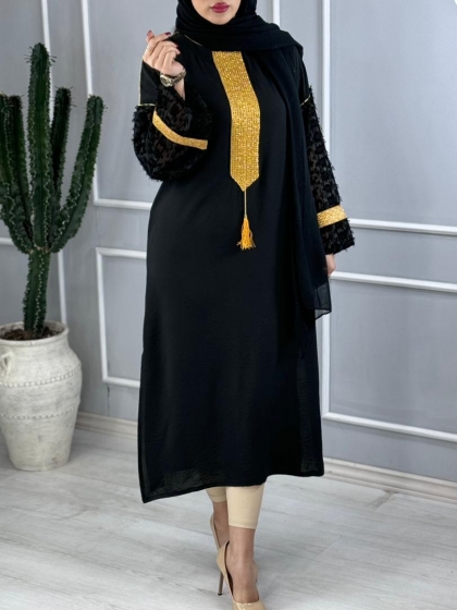 مانتو جلو بسته تابان کد volga2681