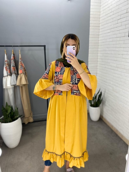 مانتو سنتی بلند کد 445