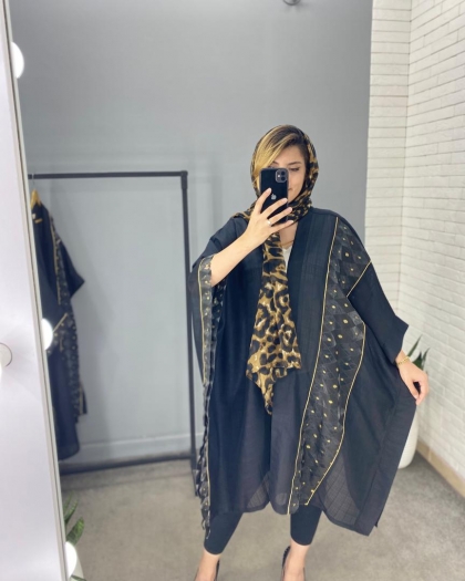 مانتو عبایی نازلی کد 526