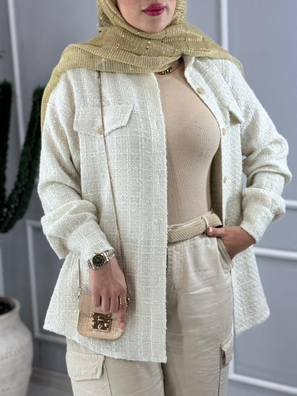 شومیز شانل گوهر کد volga3169